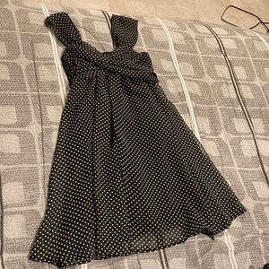 Black and White Polka Dot Dress